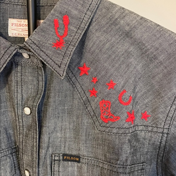 WOMEN'S EMBROIDERED WESTERN SHIRT - Picture 8 of 9